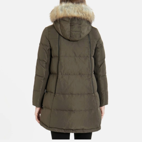🔥NWT🔥 Derek Lam 10 Crosby Ladies' Down Jacket Size S removable fur - Picture 2 of 12